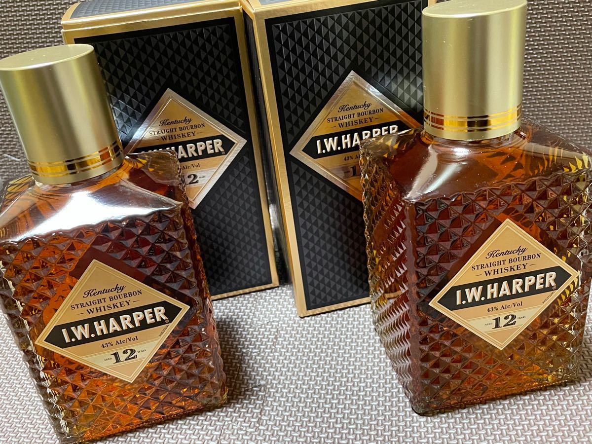 終売】I.W.HAPPER12年 750ml 2本セット IWハーパー12年 バーボン ...