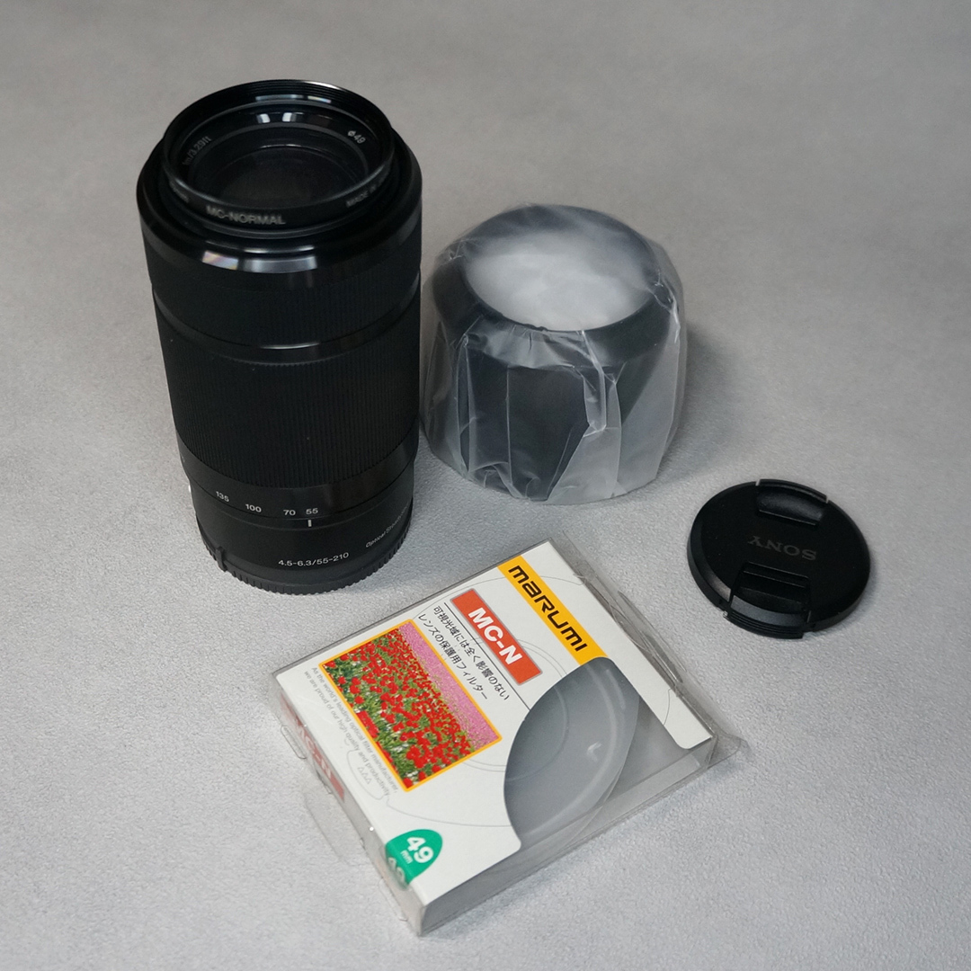 送料込み！ソニー Sony SEL55210 E 55-210mm F4.5-6.3 OSS ブラック E