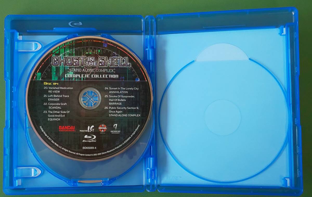 北米版Blu-ray　攻殻機動隊 S.A.C.+攻殻機動隊 S.A.C. 2nd GIG 2巻セット　北米版ブルーレイ　GHOST IN THE SHELL STAND ALONE COMPLEX