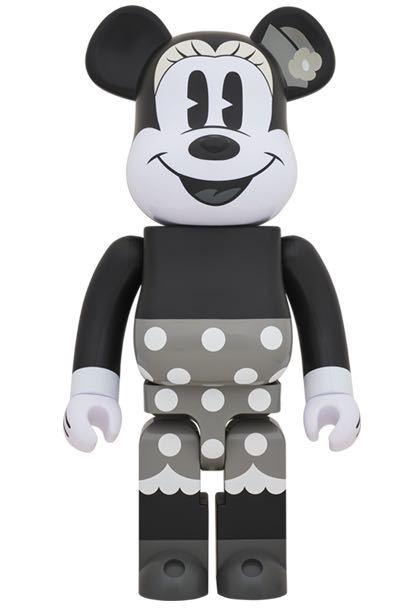 BE@RBRICK MINNIE MOUSE (B&W Ver.) 1000% ベアブリック ミニ み