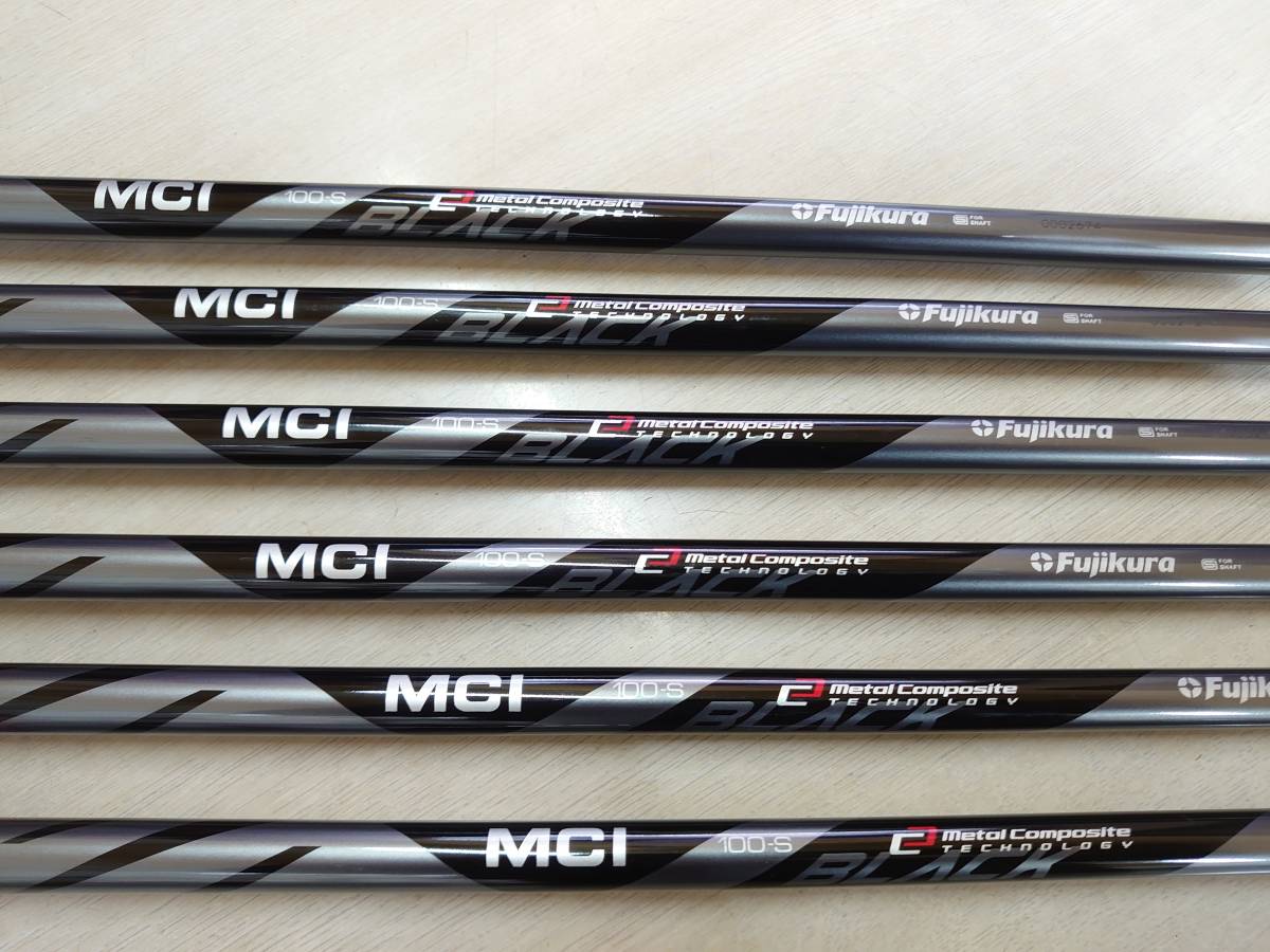 ラズルダズル CSI-C 5-PW +MCI ブラック 100‐S フジクラ 6本セット