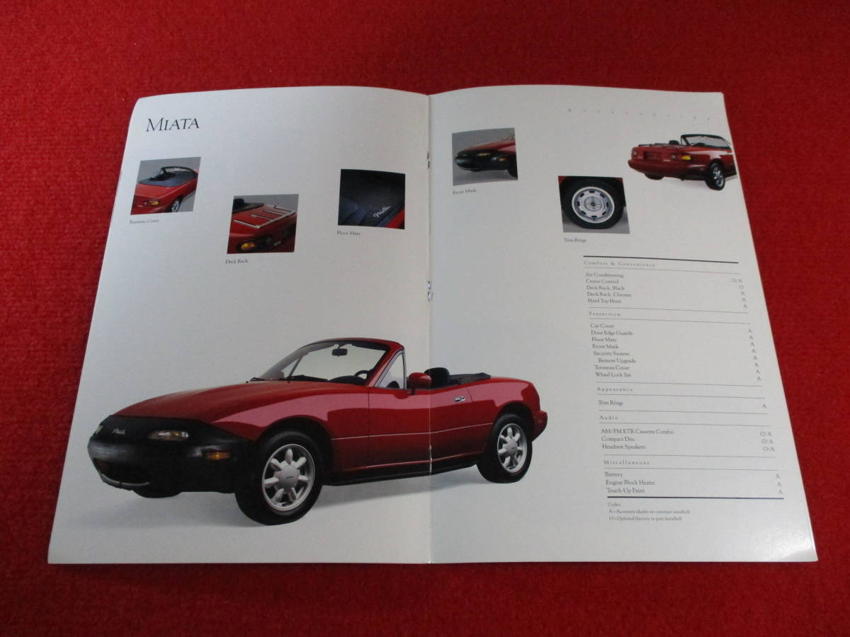 ● MAZDA ACCESSORIES 左H 1990 平成2 カタログ ●の画像3