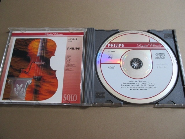 CD ベートーヴェン：交響曲 5 & 6 ハイティンク_画像2