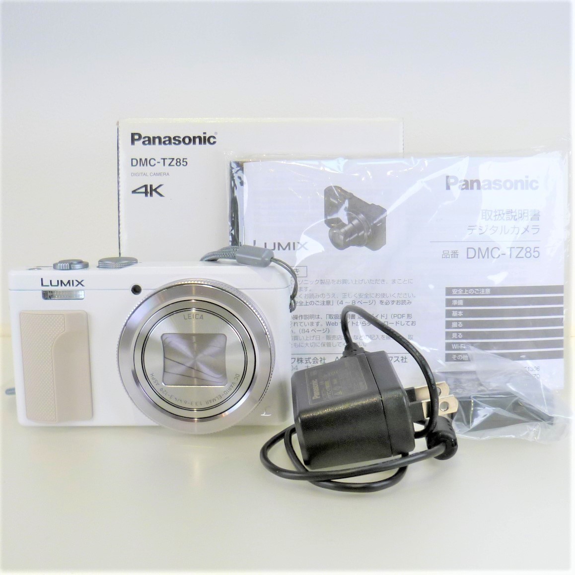 777] Panasonic DMC-TZ85 LUMIX【】デジタルカメラ ホワイト 光学機器