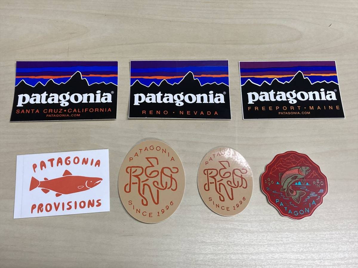 patagonia ロゴ ステッカー ストア ほか ７枚セット 送料込み!!! パタゴニア シール アメリカ 米国 レア!! キャンプ アウトドア_画像1