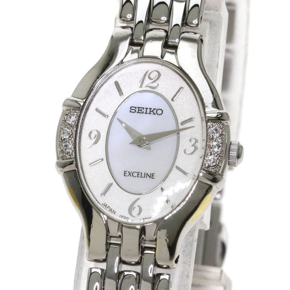 SEIKO セイコー 1F20-0AW0 エクセリーヌ 6P ダイヤモンド 腕時計