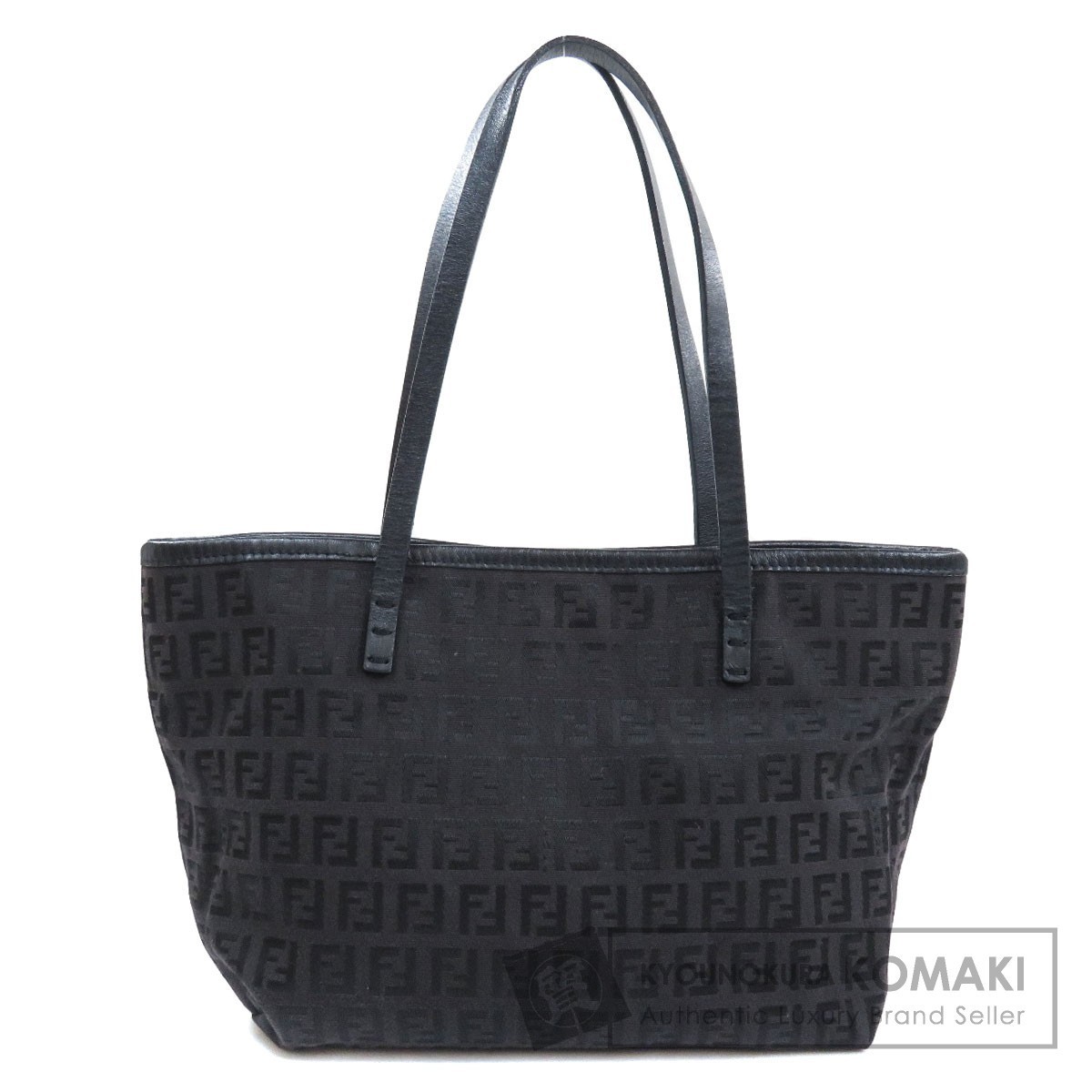 FENDI フェンディ ロゴパターン ハンドバッグ キャンバス レディース
