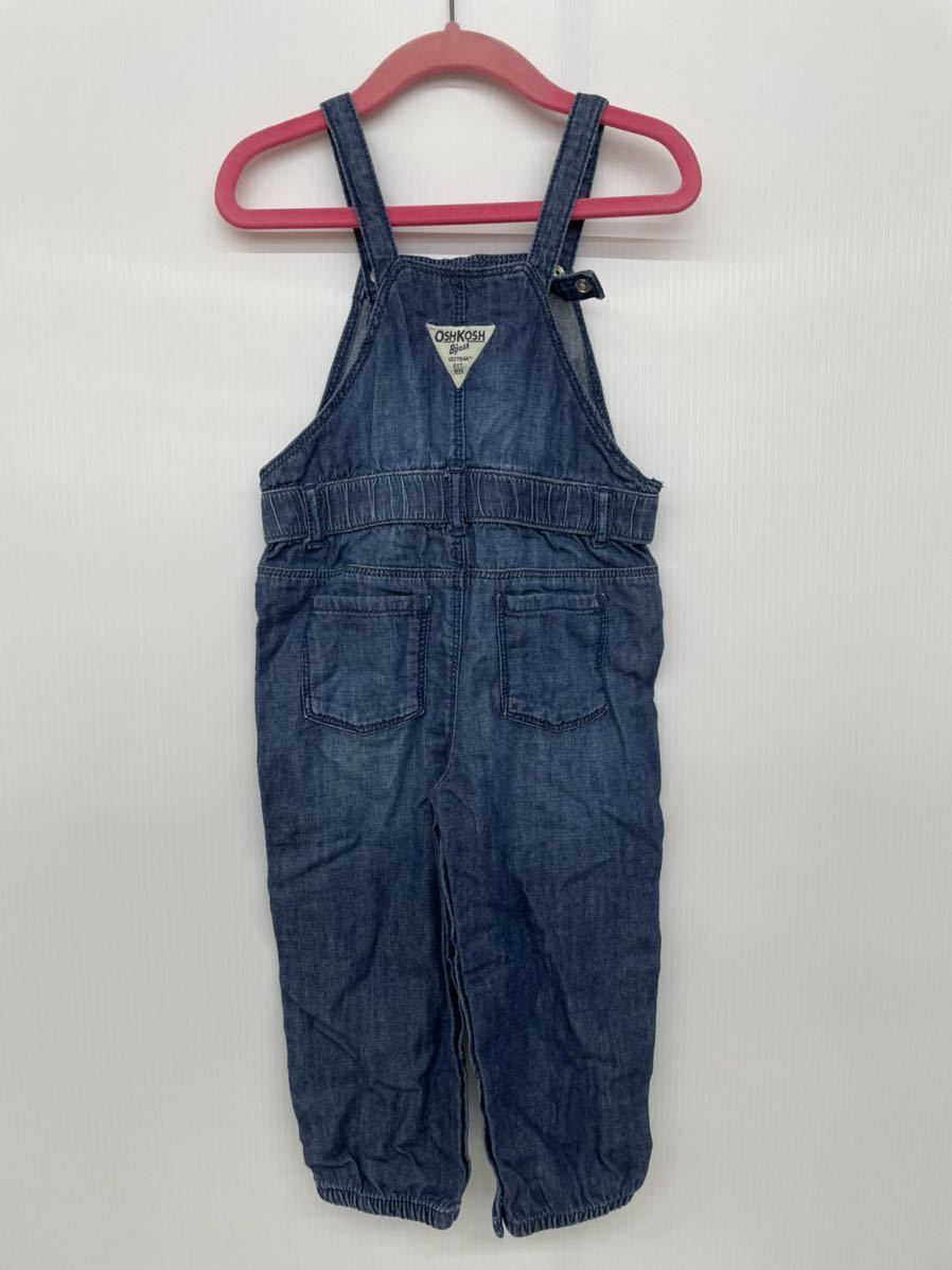  unused # Oshkosh OSHKOSH overall 24M 80 girl Denim 