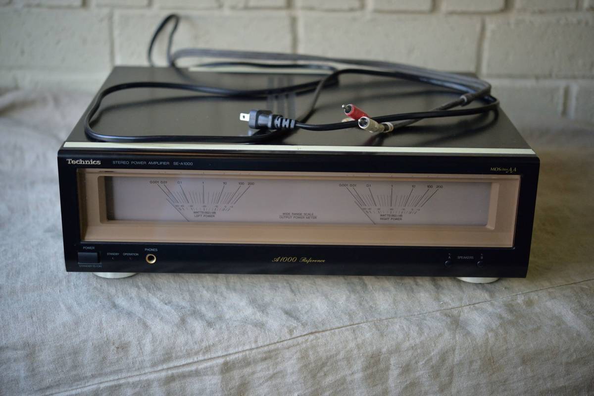 1000円スタート! Technics テクニクス SE-A1000 ステレオ パワー