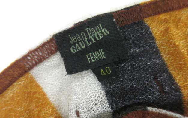 Jean Paul GAULTIER FEMME 絨毯柄ニットスカート / ジャンポールゴルチエフェム [B47122]_画像5