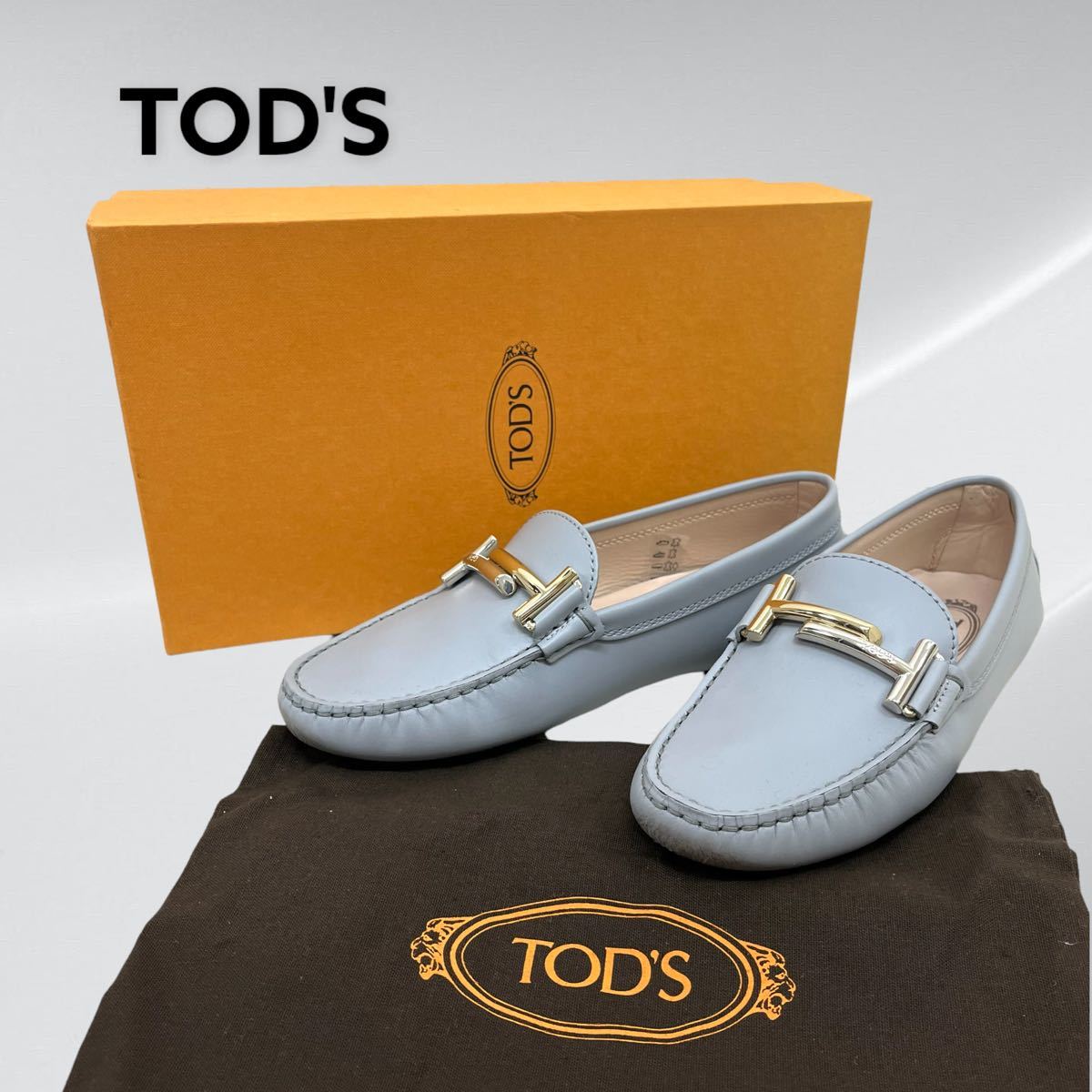 在庫あり トッズ TOD'S ドライビングシューズ ローファー Tロゴ