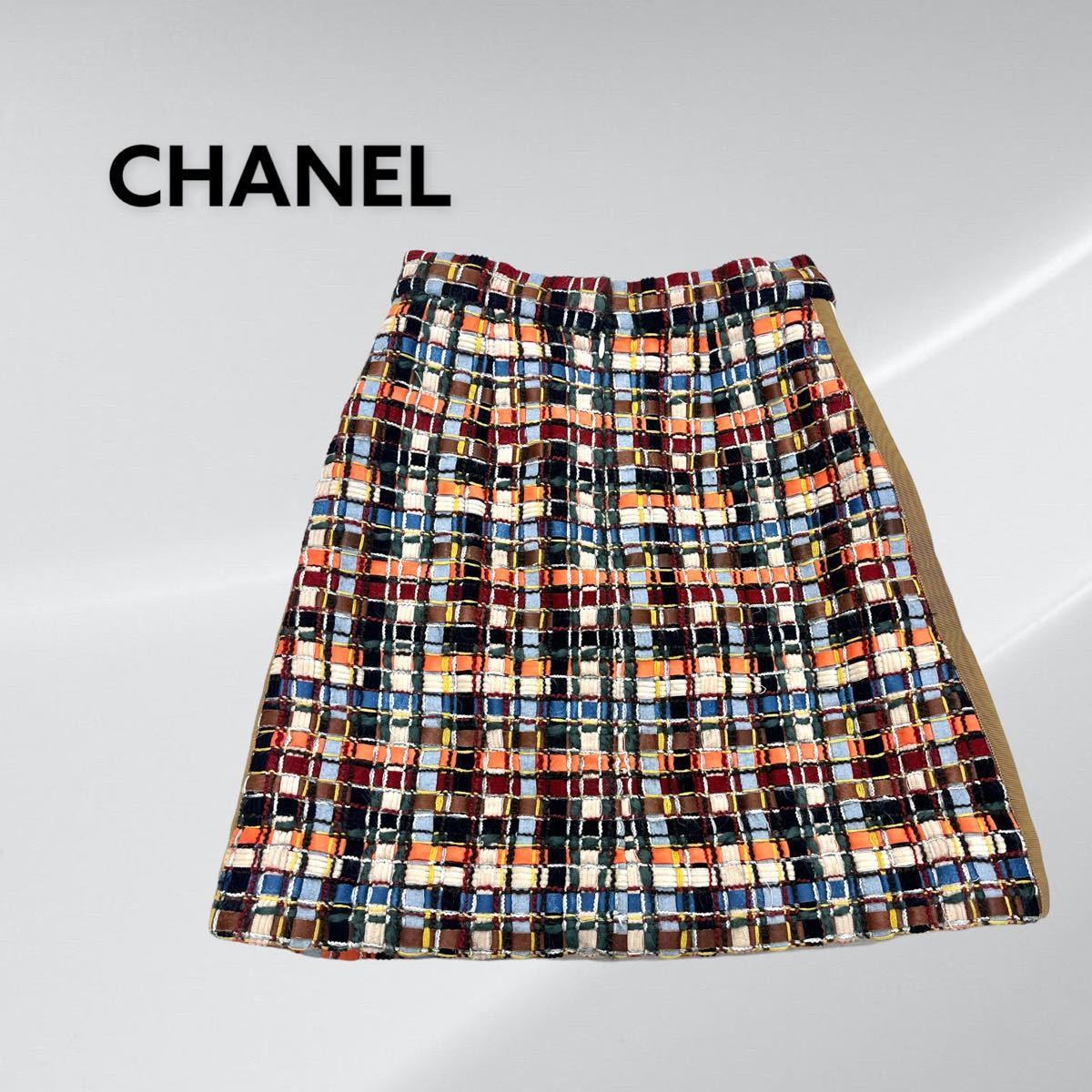 CHANEL シャネル ツイードスカート 未使用
