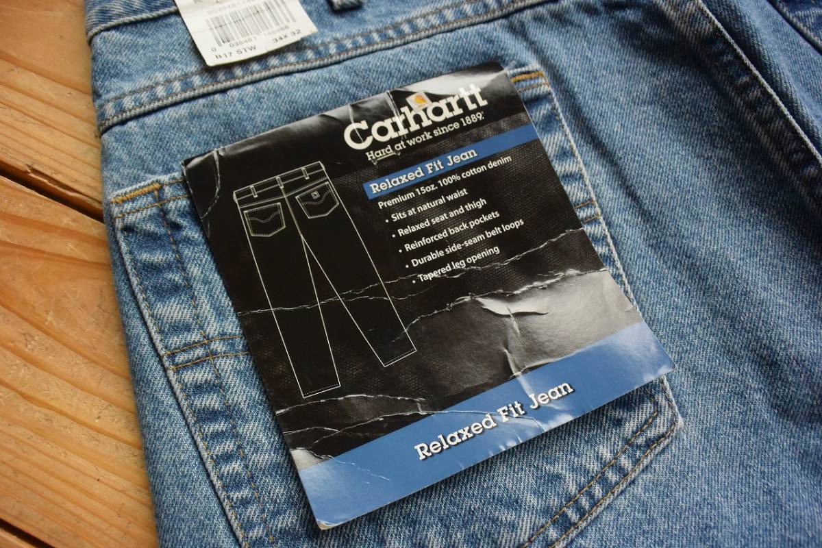 新製品情報も満載 デニムパンツ Carhartt カーハート 新品 W34×L32