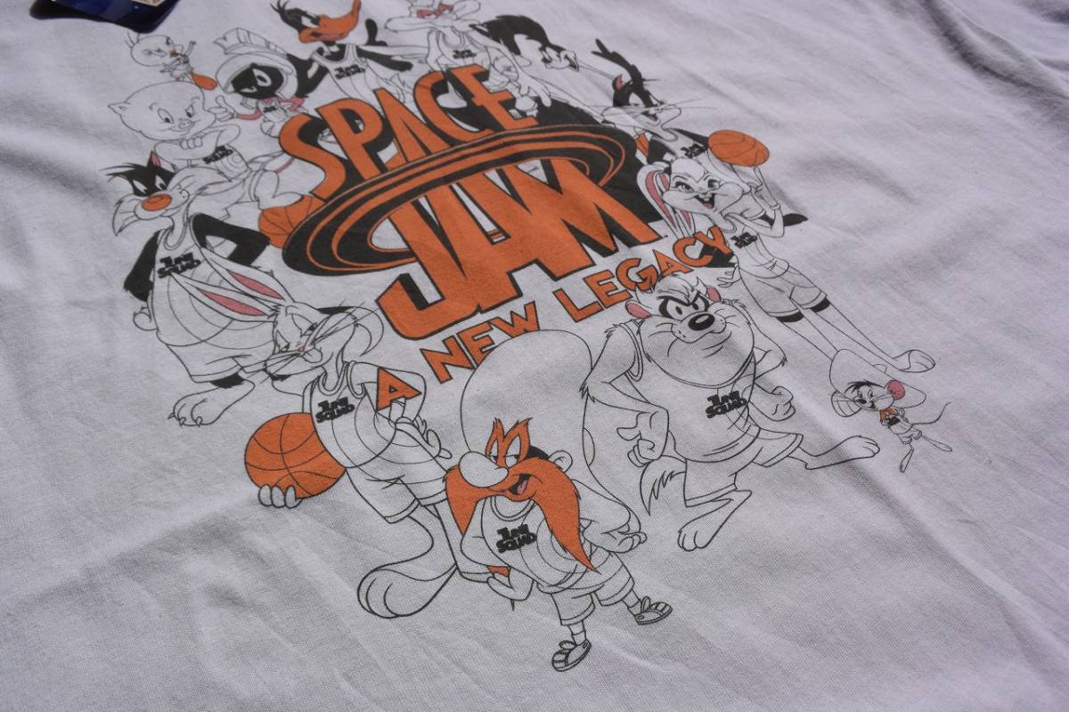 新品 SPACE JAM スペースジャム 半袖Tシャツ メンズ 3XLサイズ アメコミ バックスバニー NBA ジョーダン USA古着 タグ付き未使用品 T1458_画像8