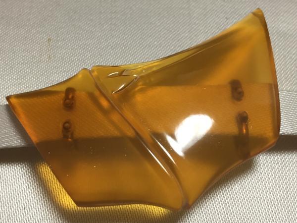 アンティーク 江崎べっ甲店 本鼈甲 白甲 6.7g 太竹 帯留め 美品 ケース