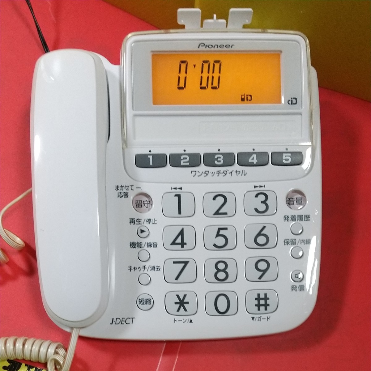 PIONEERパイオニア JーDECTデジタルコードレス固定電話機 TF PIONEERパイオニア JーDECTデジタルコードレス固定電話機 TF