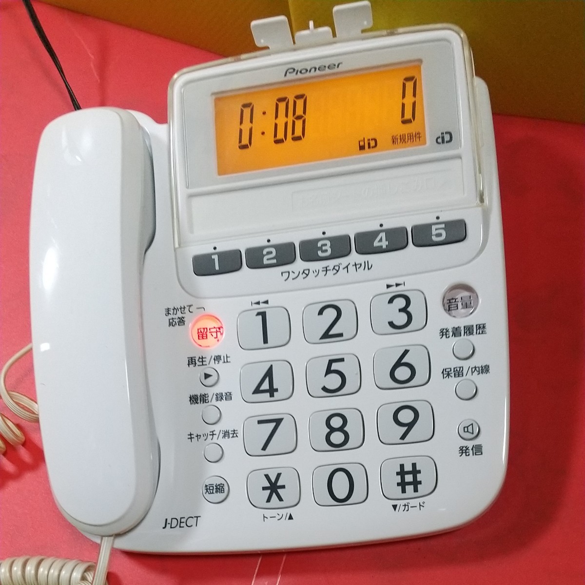 PIONEERパイオニア JーDECTデジタルコードレス固定電話機 TF PIONEERパイオニア JーDECTデジタルコードレス固定電話機 TF