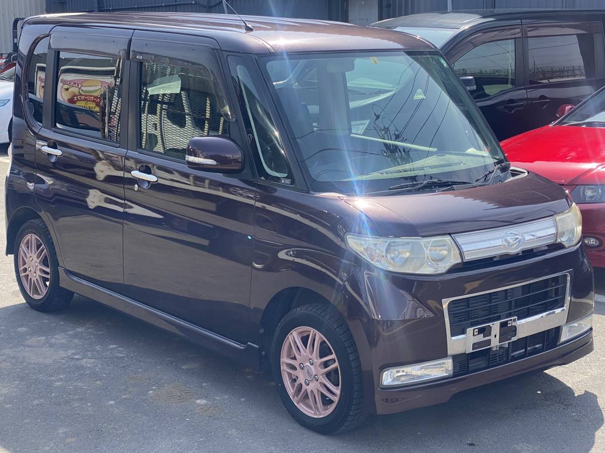 宮城発 H21 ダイハツ タント カスタムXリミテッド L375S 車検付 パワー