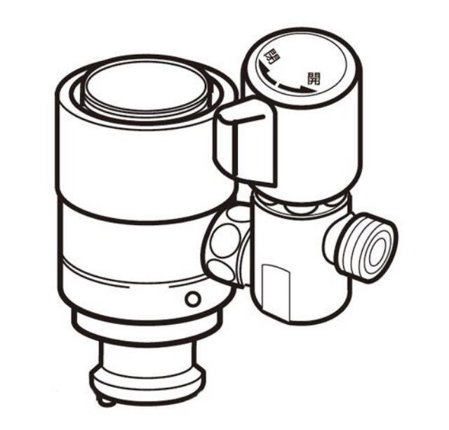 分岐水栓 ナニワ製作所 シングル分岐 品番：NSP-SXP8 食洗機 や浄水器に