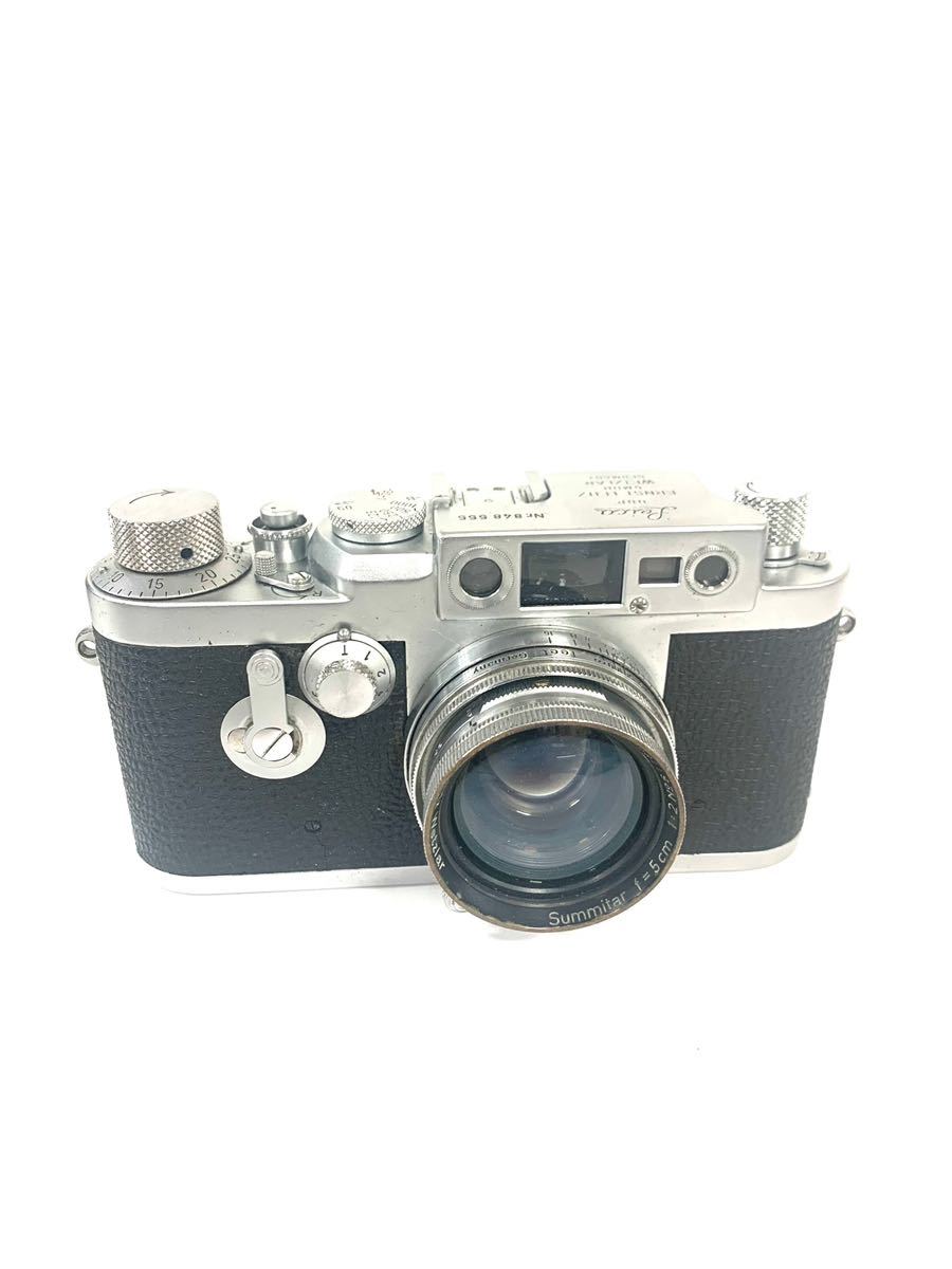 Leica IIIg 35 mm Rangefinder film camera+Summitar F=5cm 1:2 ライカ