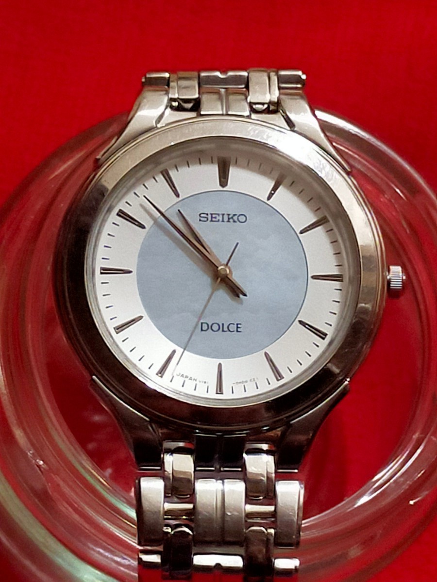 SEIKO セイコー★DOLCE ドルチェ V181-0AC0 ソーラー腕時計