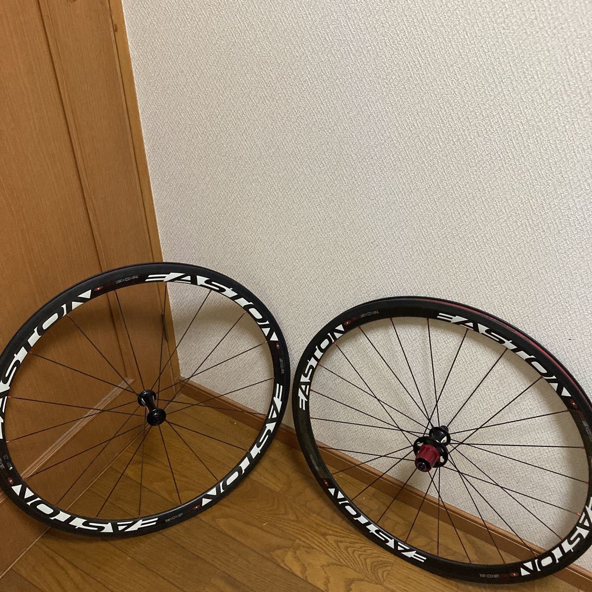 イーストン EC90 クリンチャー CARBON シマノ対応 ホイールセット 美品