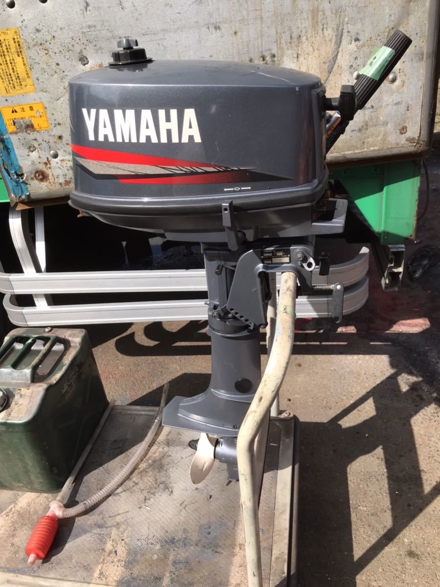 石川】ヤマハ 船外機 YAMAHA 5馬力 6E3K 【動作ok 実演してません