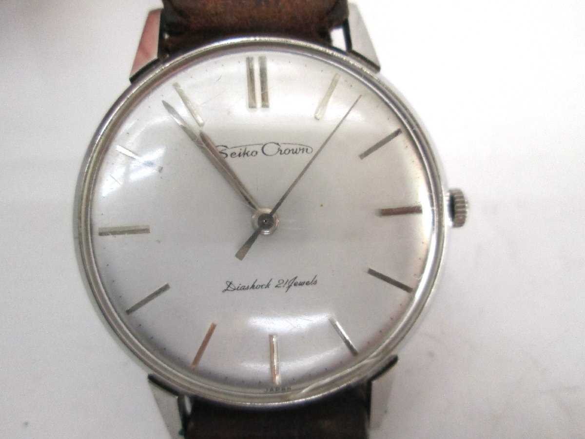 セイコー クラウン 手巻き メンズ腕時計 SEIKO CROWN DIASHOCK