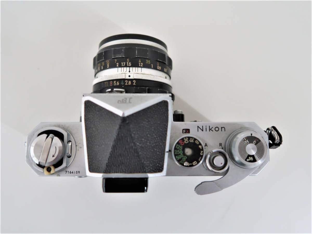 ks4【 Nikon 】 ニコン カメラ F レンズ NIKKOR-H Auto 1:2 f=50mm Nippon Kogaku 現状品 動作未確認_画像5