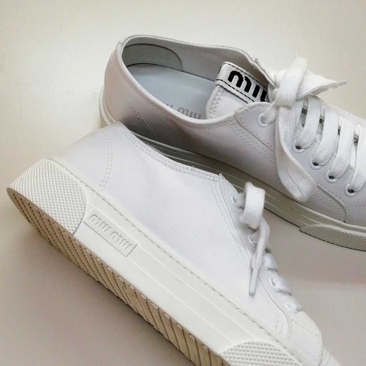 セール】 スニーカー ☆新品☆miu ミュウミュウ miu(ミュウミュウ
