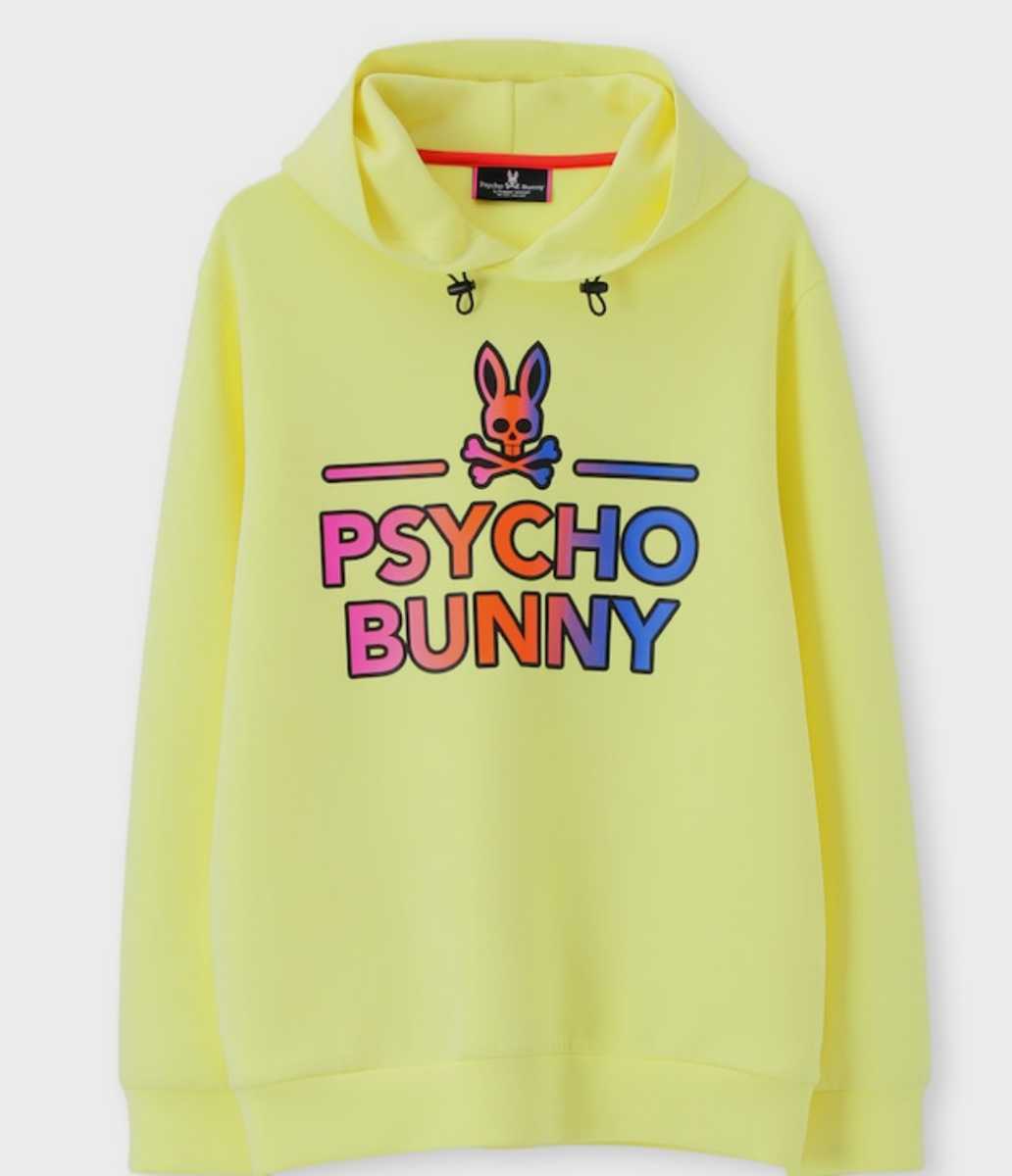 品揃え豊富で Psycho Bunny サイコバニー エンボスロゴ レザーパーカー