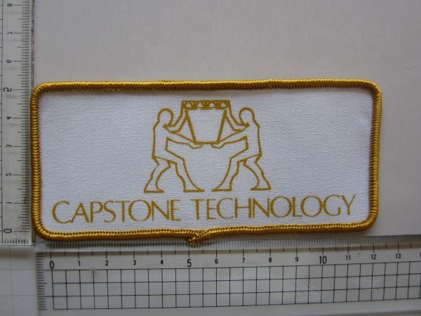 ビンテージ Capstone Technology PC テクノロジー 企業 ロゴ 会社 プリント ワッペン/パッチ 80s USA アメリカ アメカジ ワークシャツ 537_画像7