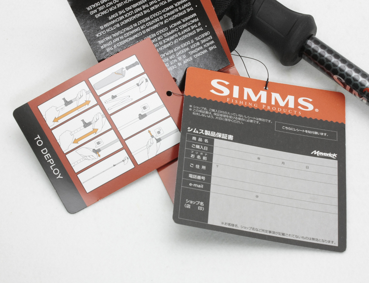送料無料 未使用品 SIMMS ウェーディングスタッフ リトラクター 送料無料 未使用品 SIMMS ウェーディングスタッフ リトラクター