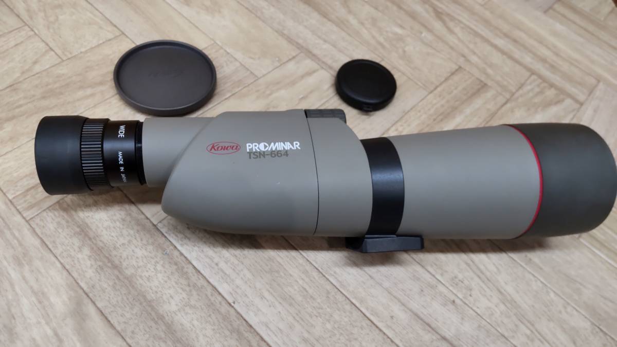 美品 Kowa PROMINAR TSN-664 コーワ フィールドスコープ 30X WIDE 接眼
