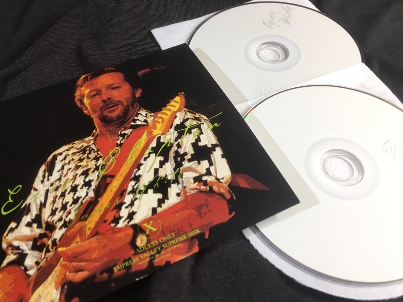 新装盤！Mid Valley ★ Eric Clapton - ブリュッセルの熱い冬「Super White」プレス2CDペーパースリーブ_画像3