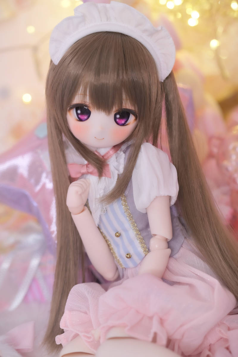 えびふりゃーい!】DDH-01 セミホワイト肌 カスタムヘッド+自作アイ