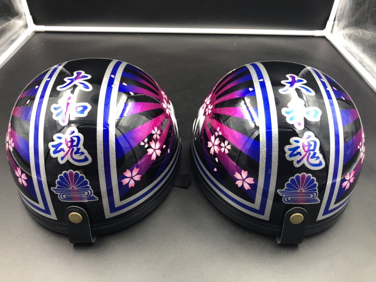 コルク半 カスタム 富士日章 ブラックホワイト ピンクラメ 桜セット