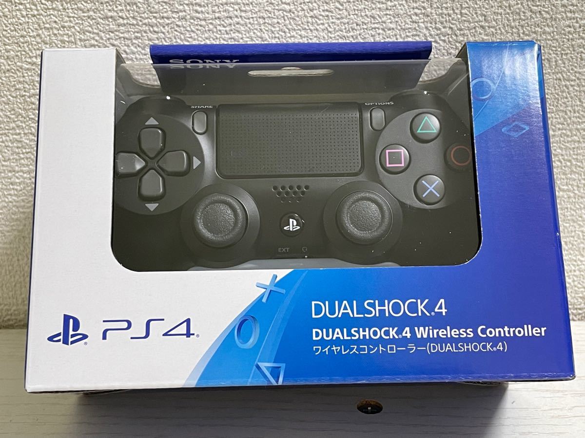【PS4】ワイヤレスコントローラー(DUALSHOCK4)ブラック、ブルー