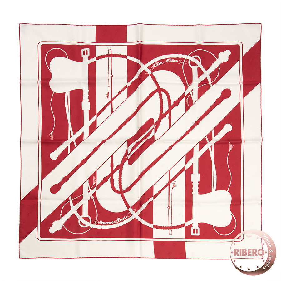 HERMES エルメス カレ90 Clic-Clac Tattoo クリック・クラック