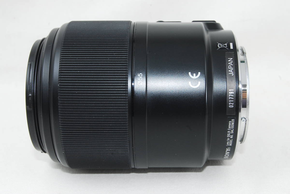 ☆極美品☆SONY ソニー AF 100mm F2.8 Macro (SAL100M28) フード付き