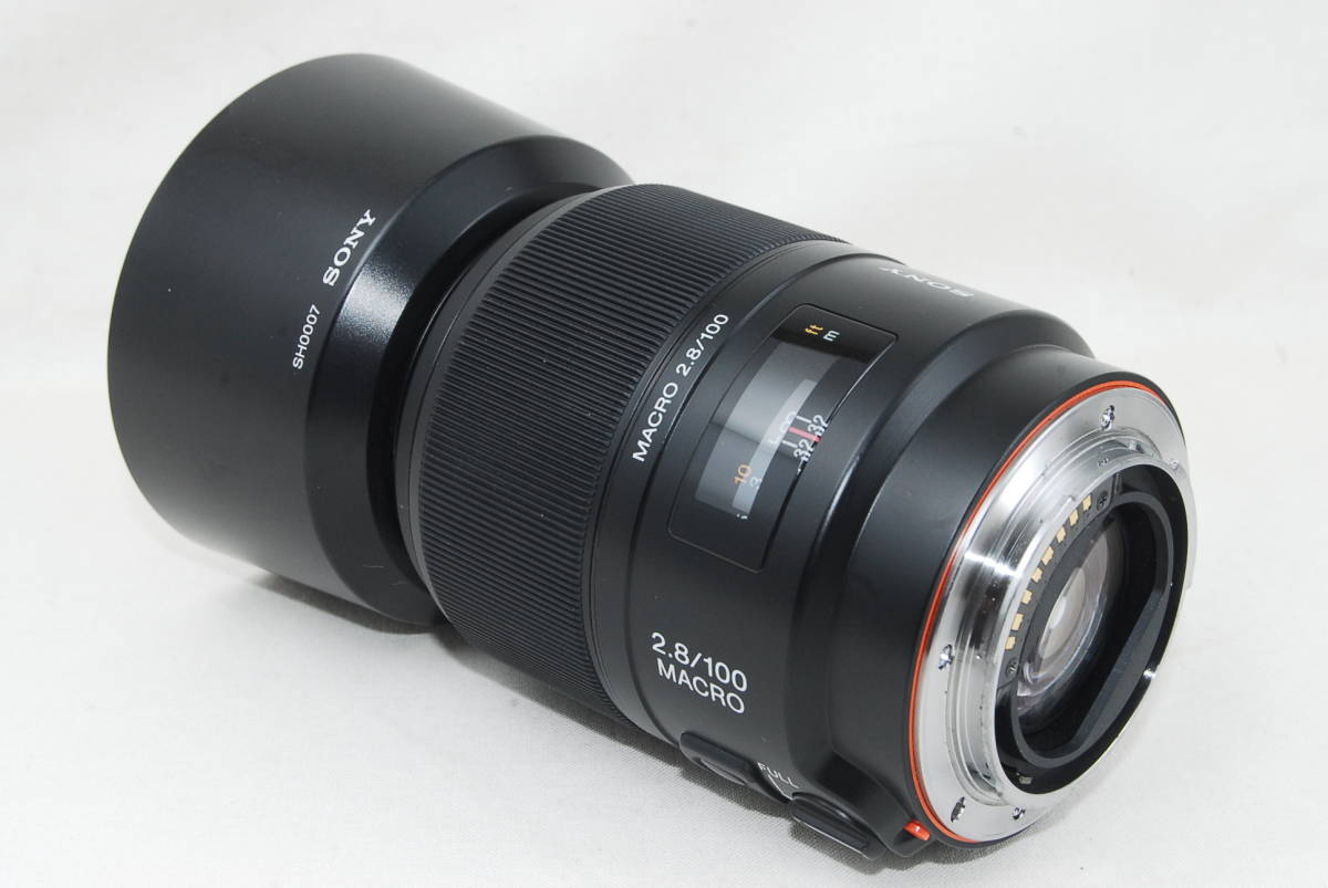 ☆極美品☆SONY ソニー AF 100mm F2.8 Macro (SAL100M28) フード付き