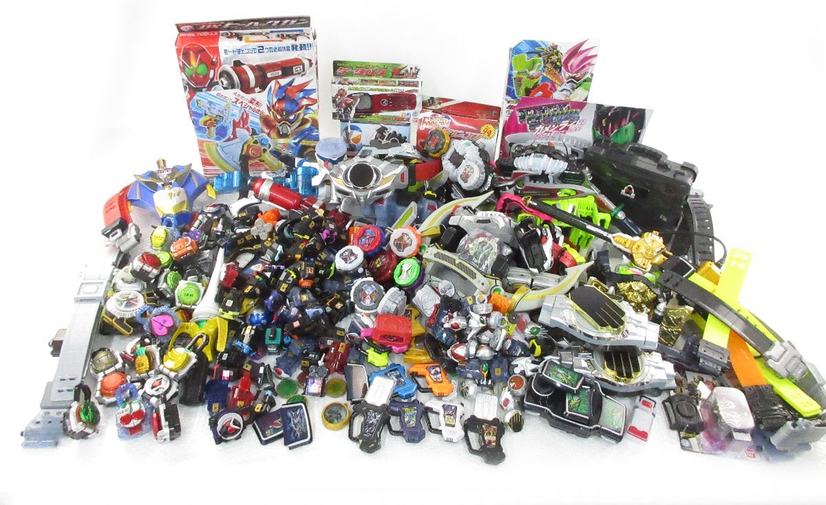 ジャンク】仮面ライダー ベルト・武器等 まとめセット エグゼイド 鎧武