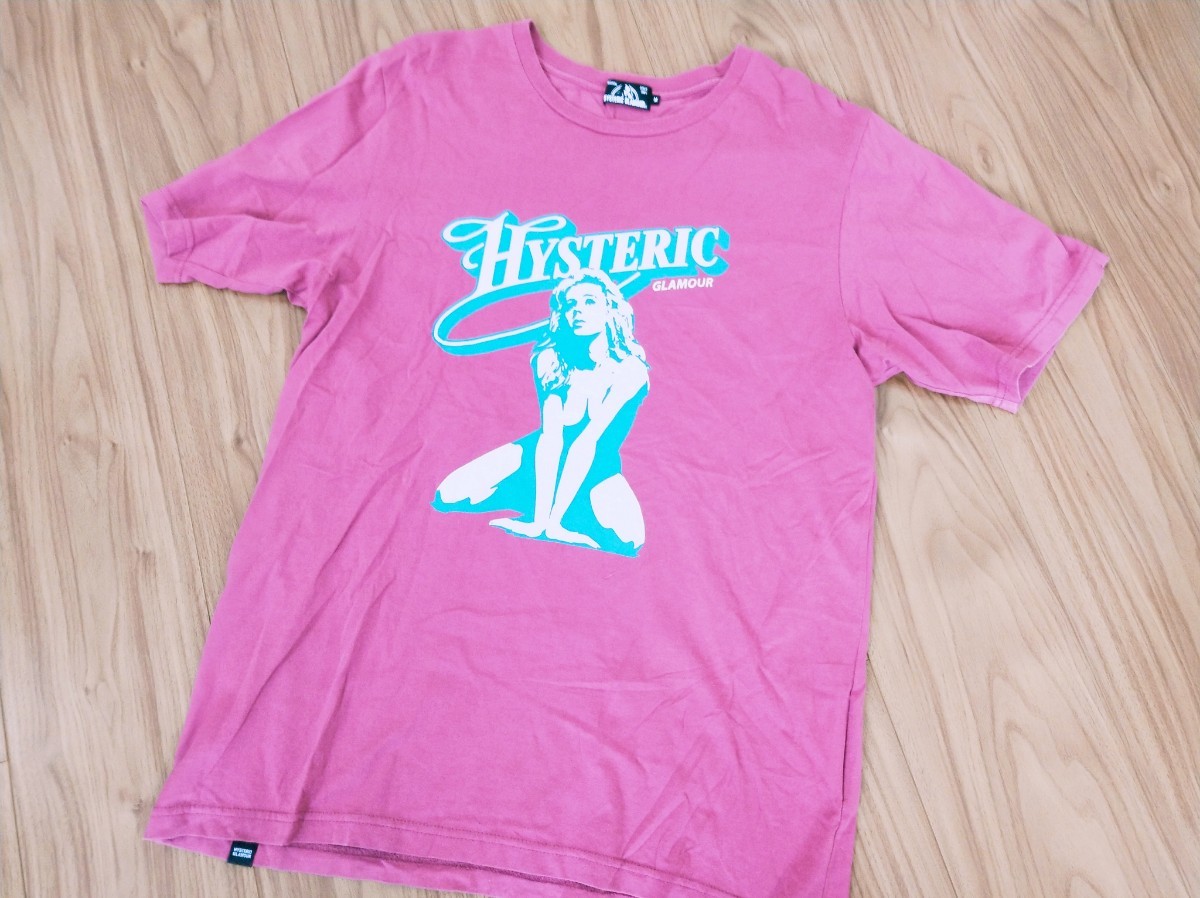 HYSTERIC GLAMOUR グラフィックTシャツ ピンク 新品 ヒステリックグラマーTシャツ ピンク紫系|Yahoo!フリマ(旧