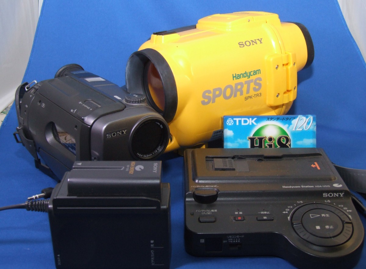 カメラ ビデオカメラ SONY 8mmビデオカメラ ダビング用セット ビデオカメラ カメラ 家電 