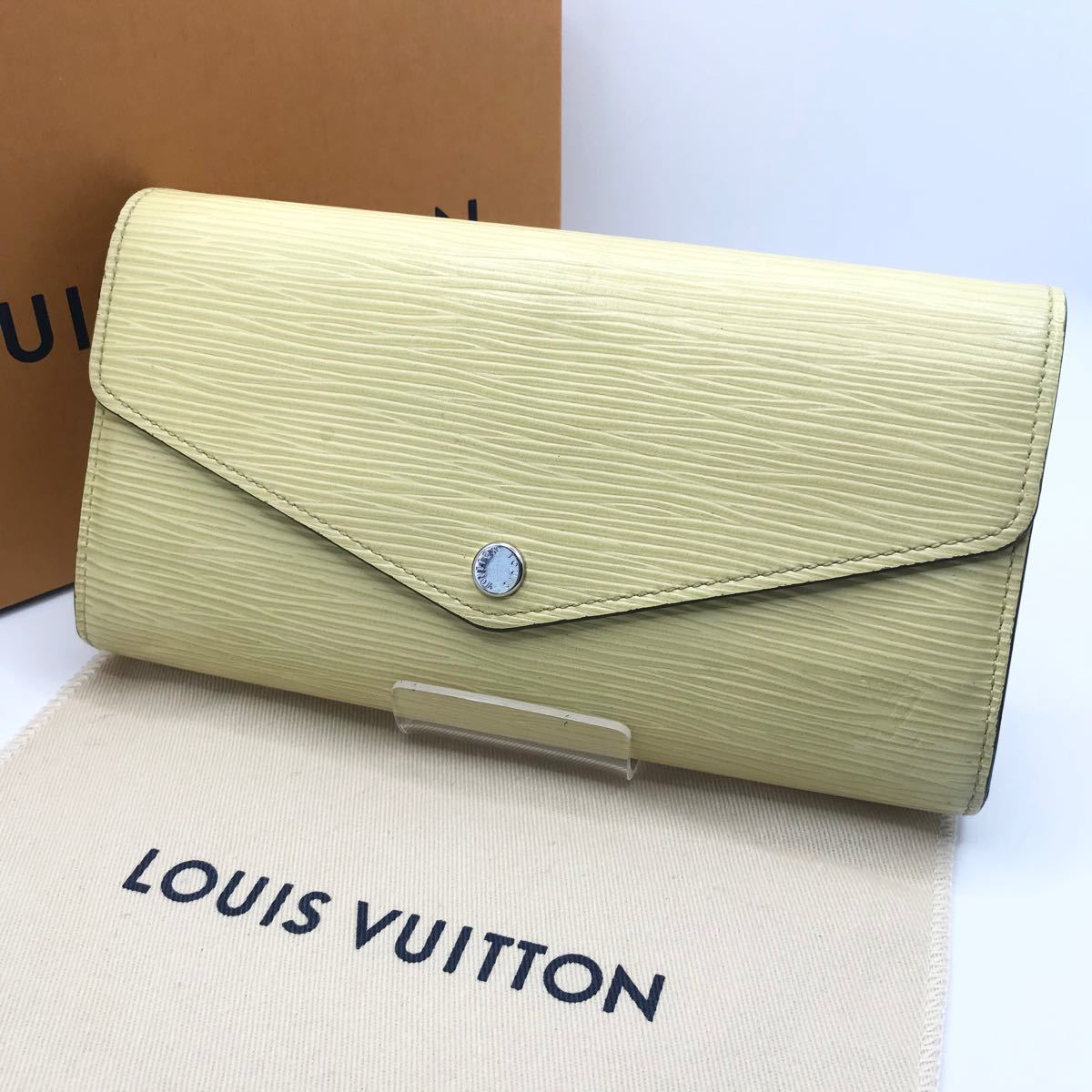 箱付き】LOUIS VUITTON ルイヴィトン エピ ポルトフォイユ サラ