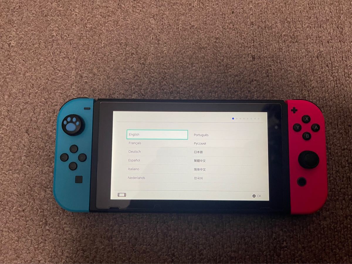 ニンテンドースイッチ本体 ネオンブルー Nintendo Switch Switch本体　未対策　おまけ多数
