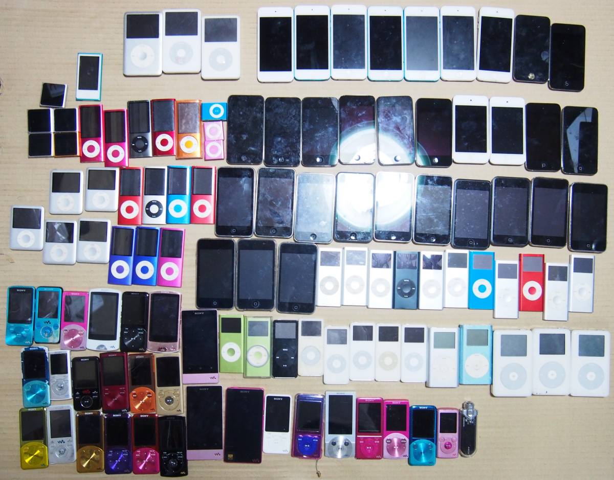 Apple iPod 本体　色々114台（SONY製込）　USED難有完全ジャンク品_画像1
