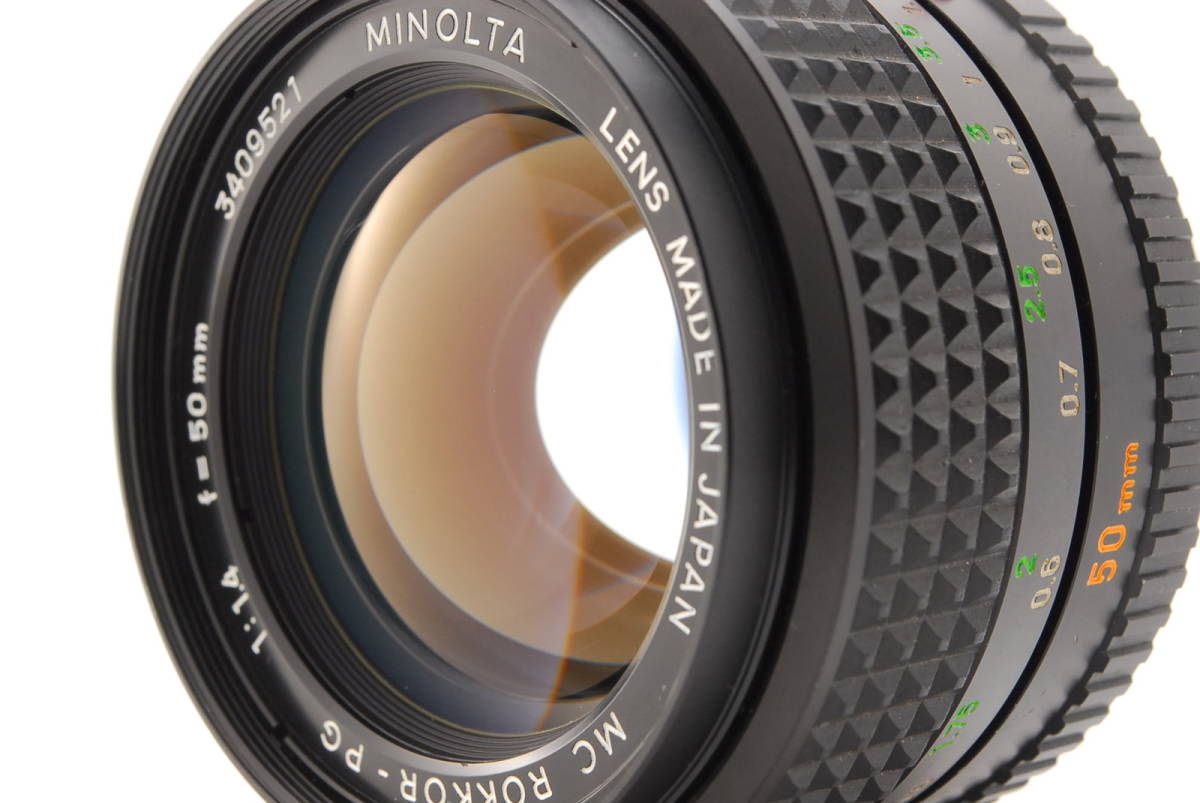 美品】Minolta MC Rokkor PG 50mm F1.4 MF Fixed/Prime Lens #15