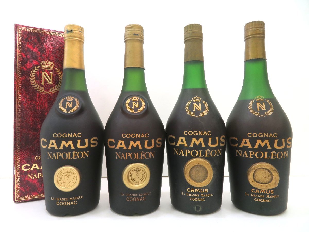 古酒 1円~スタート 4本セット CAMUS カミュ NAPOLEON ナポレオン