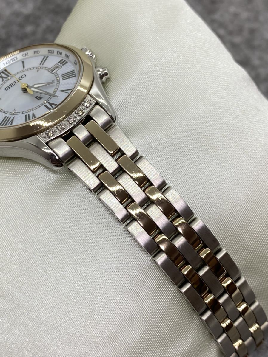 SEIKO セイコー LUKIA ルキア SSVV056 ダイヤ ソーラー 電波時計